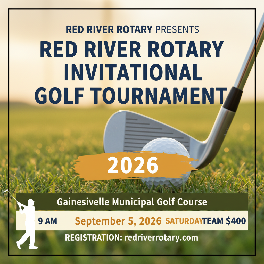 Golfers at the Red River Rotary Invitational